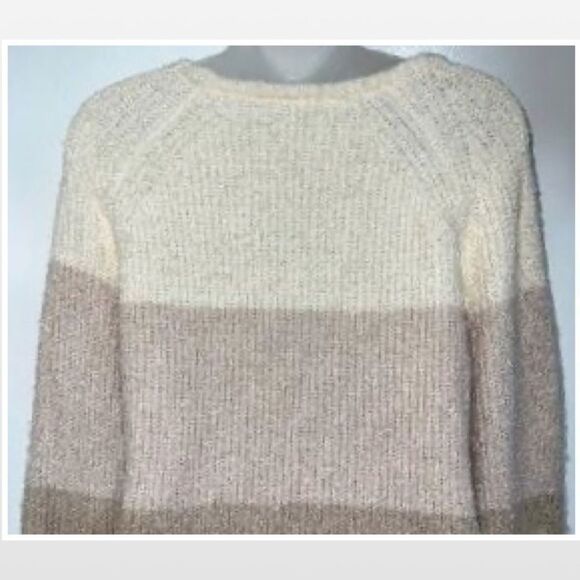 New Adyson Parker Sweater Womens Color Block Striped Knit Oversized Plus 2X - Picture 8 of 15